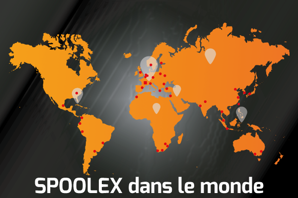 Une présence dans le monde entier Spoolex est présent dans le monde entier