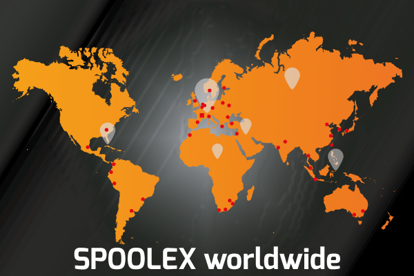 Spoolex worldwide presence Spoolex is present all over the world